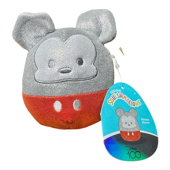 🧸 2/$18 Disney 100 Mickey & Minnie Squishmallow Set with Tags - Picture 5 of 11